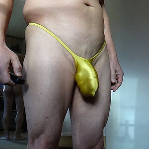 musclesking gold. love shiny thong