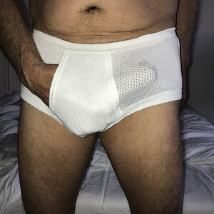 Playing in mesh whities