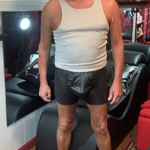 Faux Leather Shorts