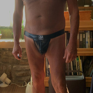 Faux Leather Jock