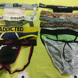 my jockstrap, bikini brief & thongs collection