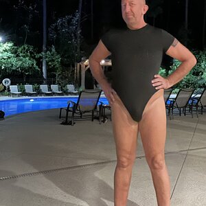 bodysuit at the pool