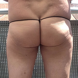 On the balcony