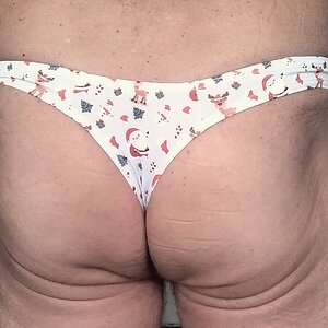'Santa' thong - rear view