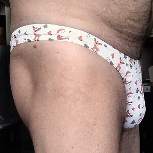 'Santa' thong - side view